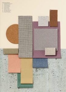 Reflect, fabric swatches, camira fabric, office colour scheme