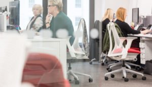 love Your Workspace, posture people, office, furniture, case study, Brighton, 2018, Reason Global, Herman Miller, Office Furniture