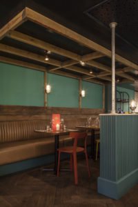 The Chilli Pickle, Guildford, Brighton, Indian, Restaurant, design, interior, furniture